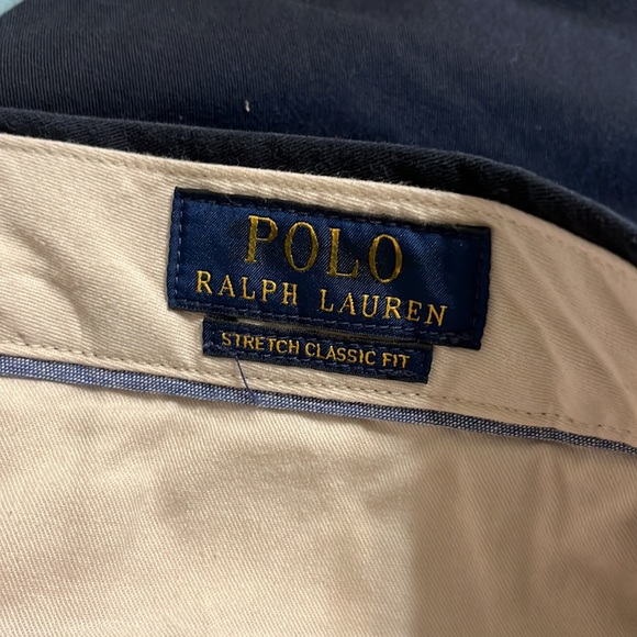 NWT NWT Mens Navy blue pants by Polo Ralph Lauren. Size 30 x 30. Classic Fit - Picture 8 of 11
